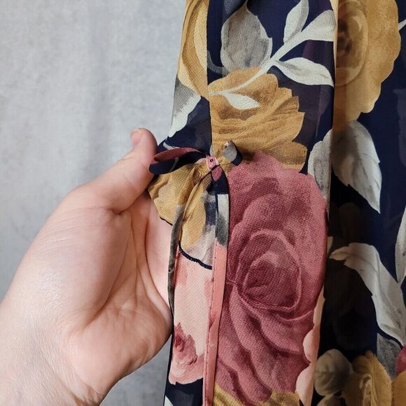 Victoria's Secret Chemise Floral Ruffled Nightie Slip Rose Boudoir Small Y2k - Picture 4 of 8